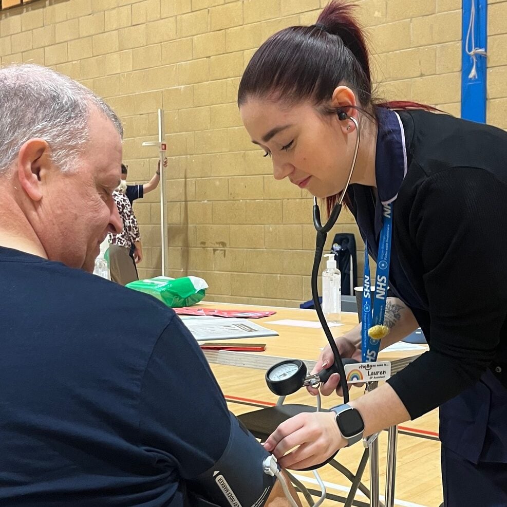 Blood pressure check