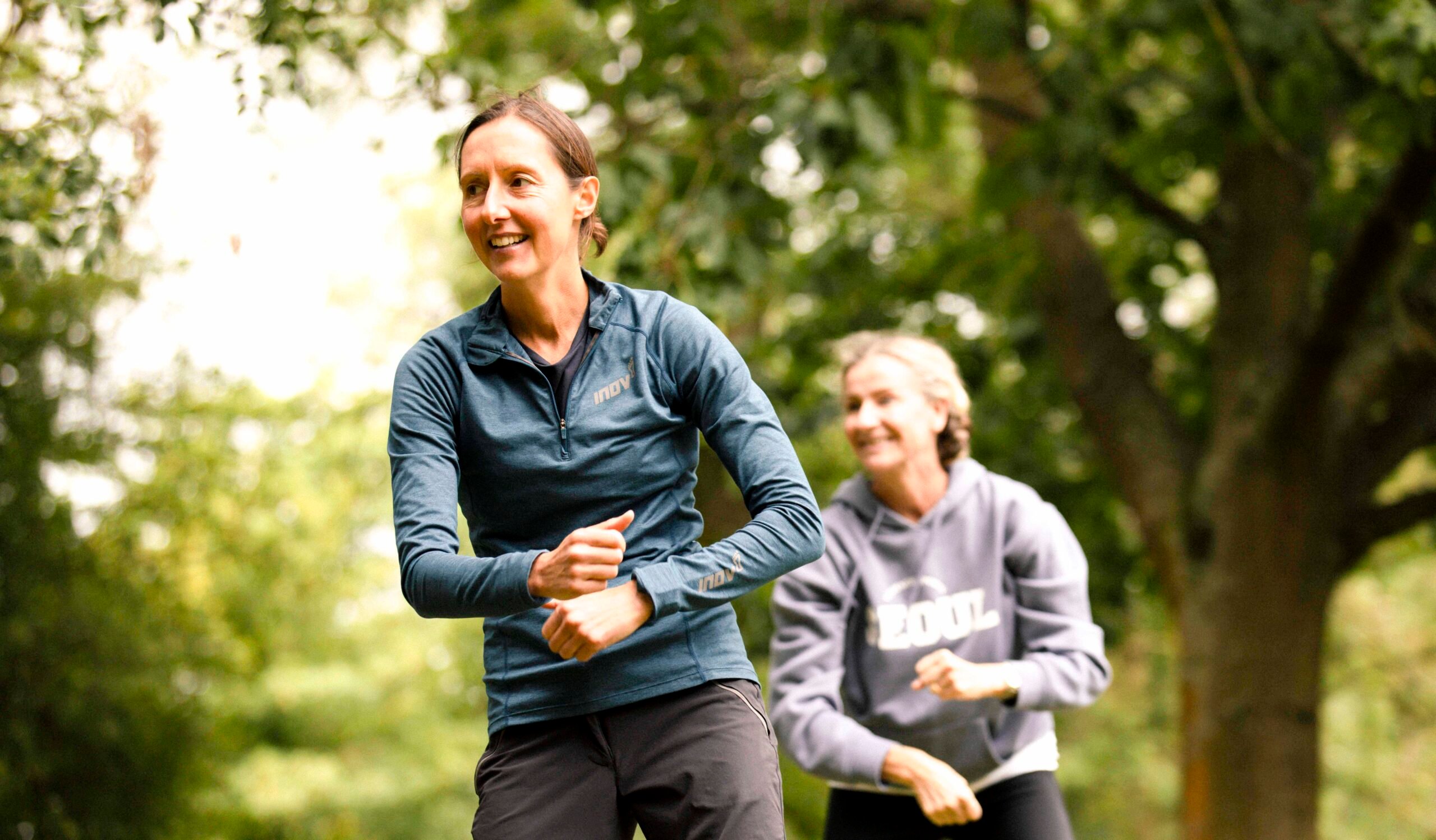Outdoor exercise class