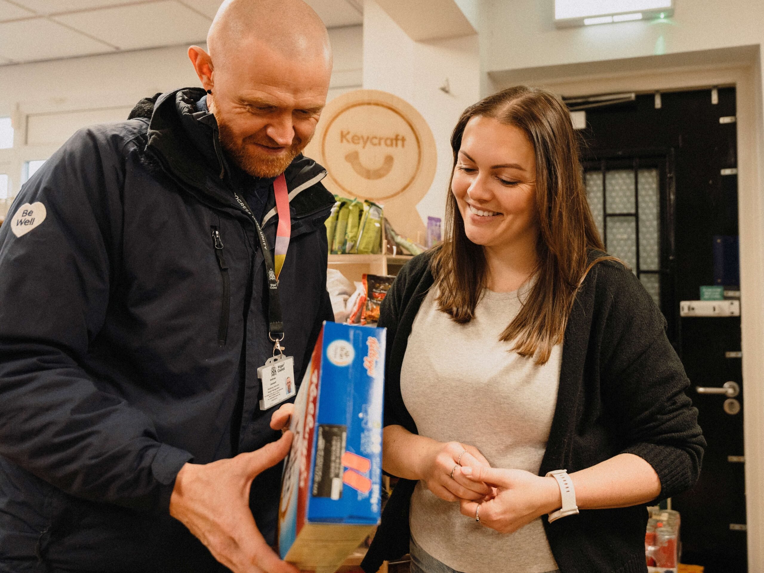 Woman getting advice from a Be Well nutrition advisor