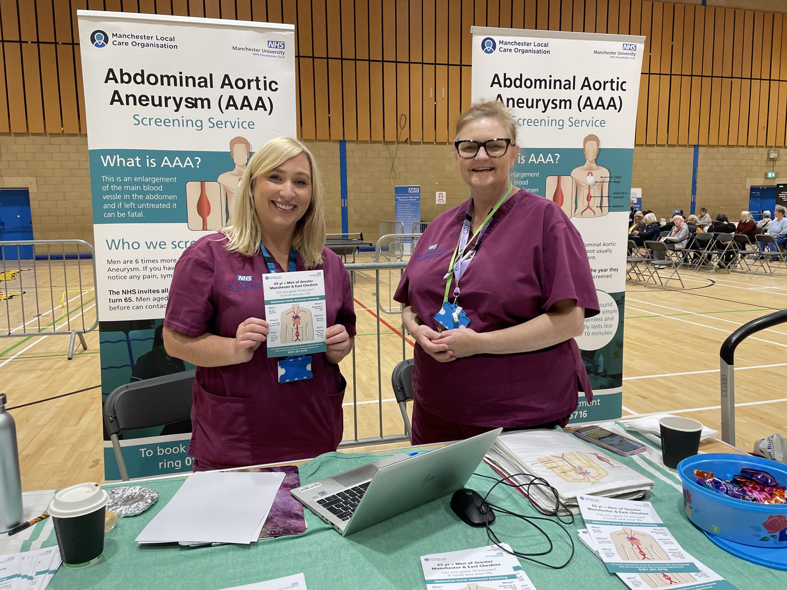 Abdominal Aortic Aneurysm (AAA) Screening Service stall
