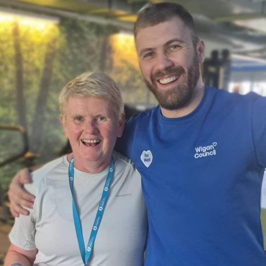 Nicky and Be Well instructor Andy
