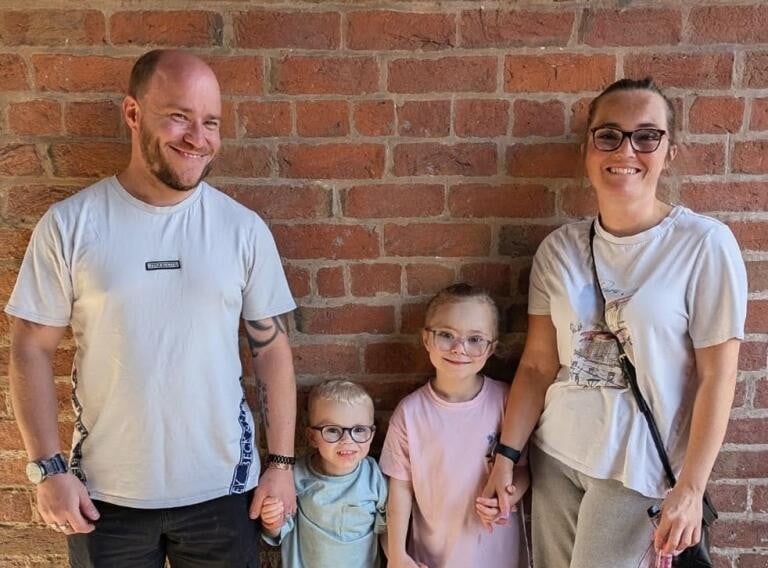 Kayleigh and her family